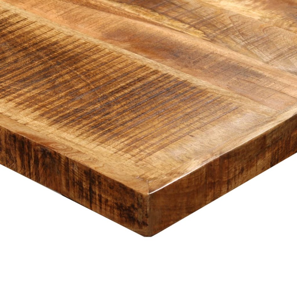 Mesa de salón comedor de madera maciza de mango rugosa 180