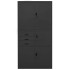 Armario de oficina de acero gris antracita 90x40x180