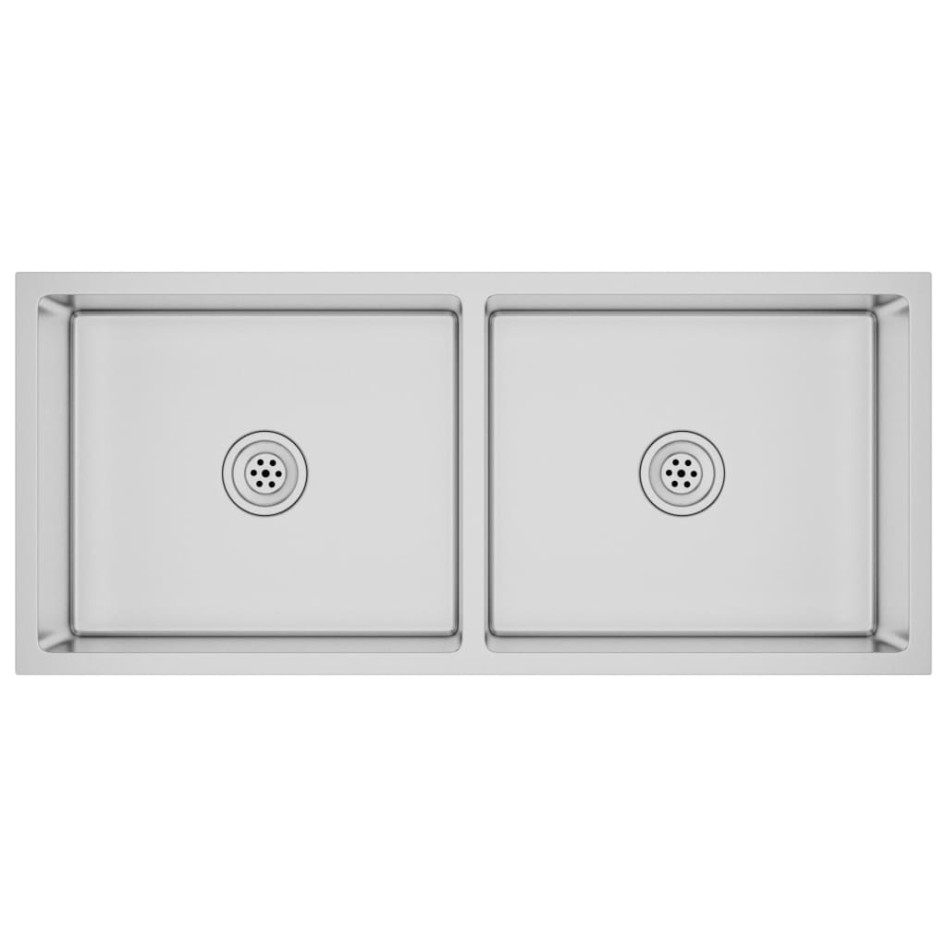 Fregadero de cocina hecho a mano acero