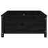 Jardinera madera maciza de pino negro 82,5x82,5x39