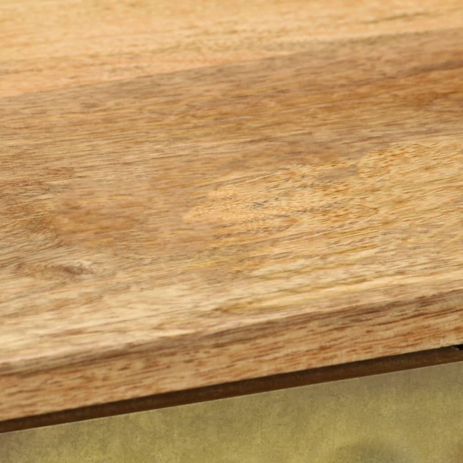 Aparador de madera maciza de mango 120x30x80