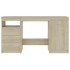 Escritorio de madera de ingeniería roble Sonoma 140x50x76