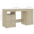 Escritorio de madera de ingeniería roble Sonoma 140x50x76