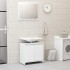 Juego de muebles de baño 4 piezas madera ingeniería