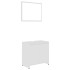 Juego de muebles de baño 4 piezas madera ingeniería