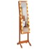 Espejo de pie con LED 34x37x146