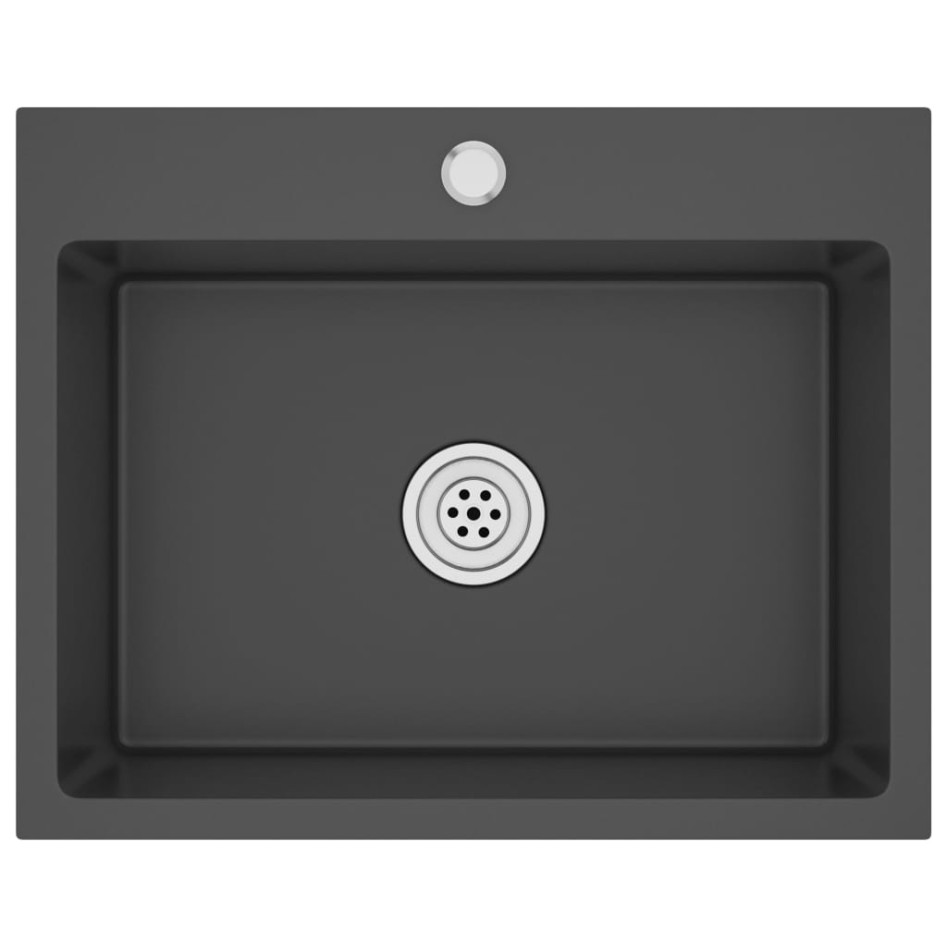 Fregadero hecho a mano de acero inoxidable