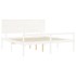 Cama matrimonio personas mayores cabecero madera maciza
