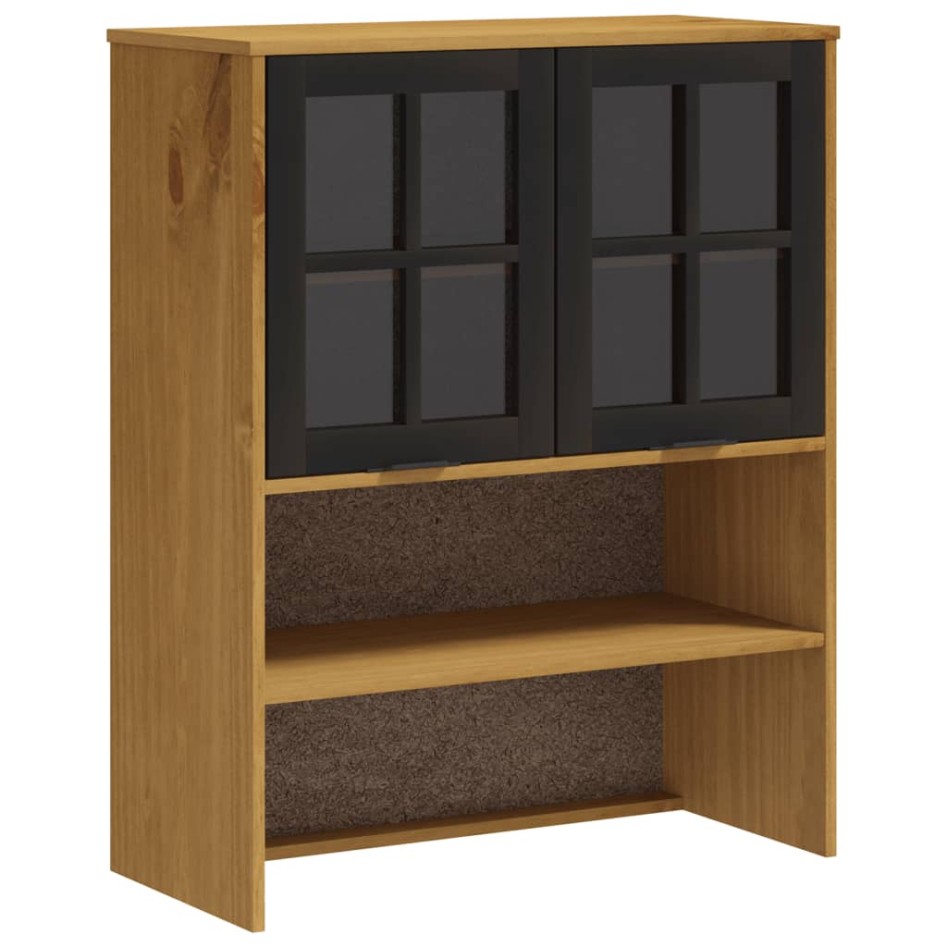 Mueble superior de aparador con puertas vidrio FLAM madera