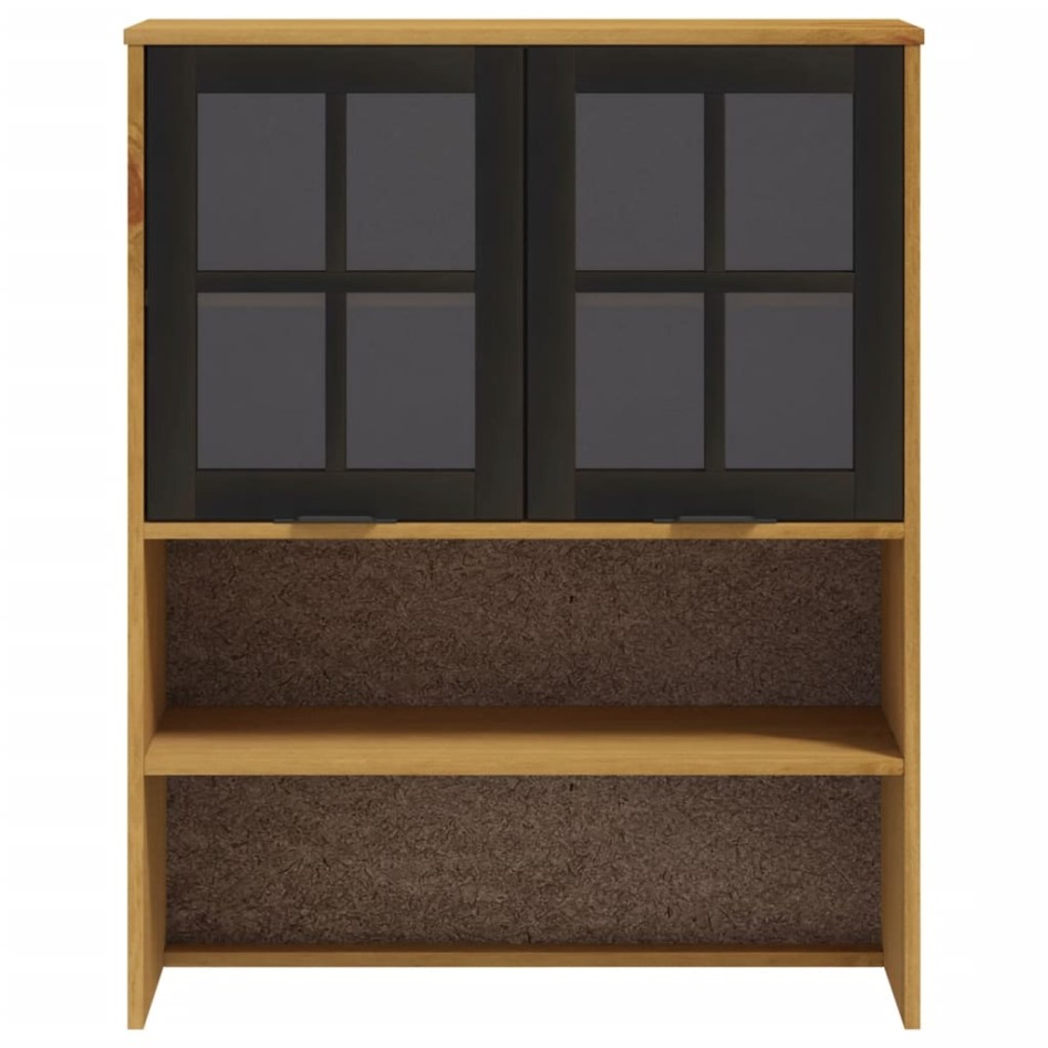 Mueble superior de aparador con puertas vidrio FLAM madera