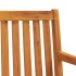 vidaxL Banco balancín de jardín 110 cm madera maciza