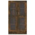 Vitrina madera contrachapada roble ahumado 82,5x30,5x150