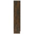 Vitrina madera contrachapada roble ahumado 82,5x30,5x150