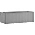 Arriate con sistema de riego automático gris 100x43x33