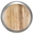 Mesa de centro de madera de mango maciza gris 68x68x30