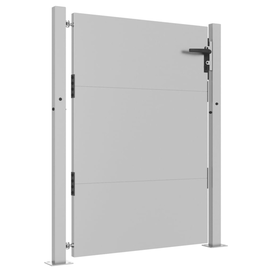 Puerta de jardín acero corten 105x130