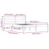 Estructura de cama madera maciza de pino gris 135x190