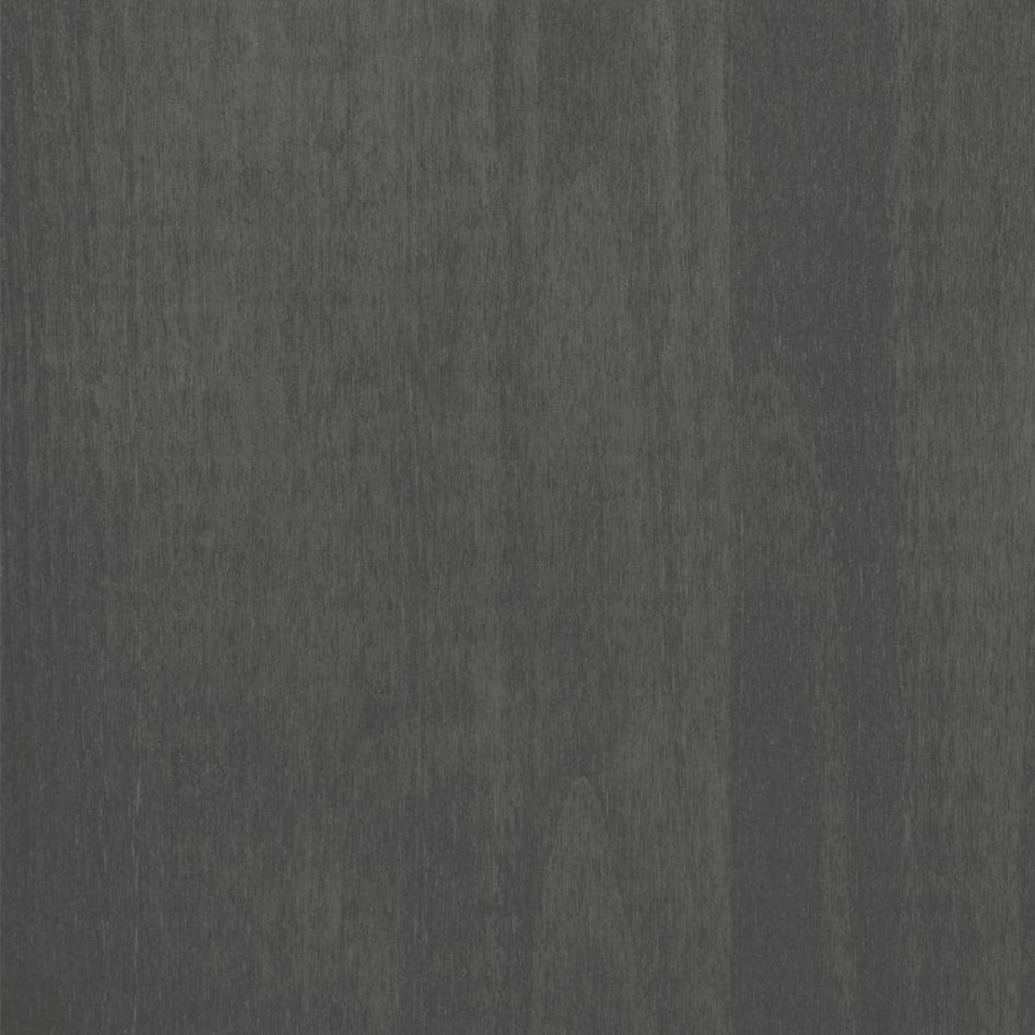 Aparador HAMAR madera maciza pino gris oscuro 85x35x80