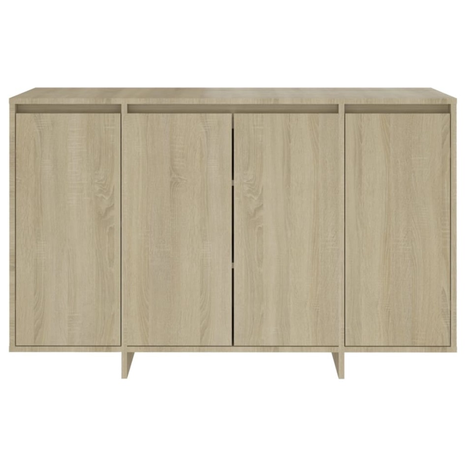 Aparador de madera contrachapada roble Sonoma 120x41x75