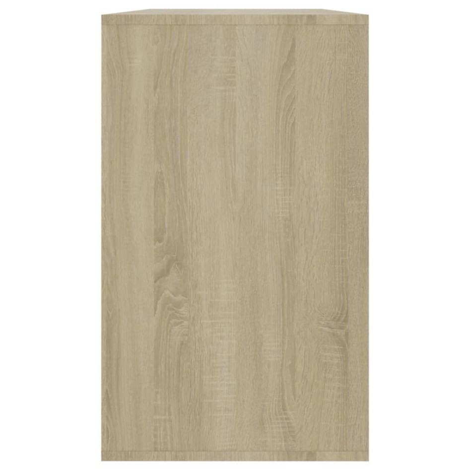 Aparador de madera contrachapada roble Sonoma 120x41x75
