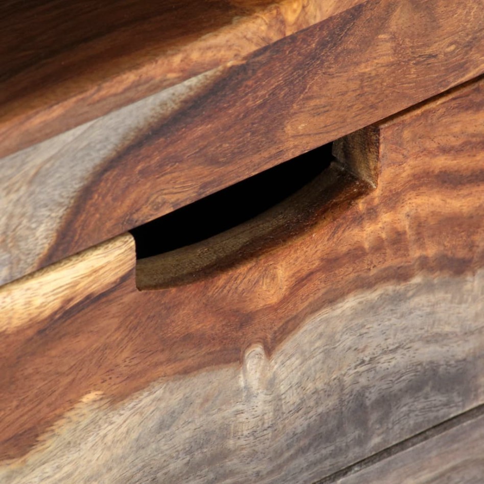 Mueble de TV madera maciza de sheesham 130x30x40