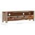 Mueble de TV madera maciza de sheesham 130x30x40