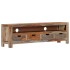 Mueble de TV madera maciza de sheesham 130x30x40