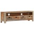 Mueble de TV madera maciza de sheesham 130x30x40