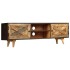 Mueble para la TV de madera maciza de mango 140x30x45