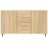 Aparador de madera de ingeniería roble Sonoma 100x36x60