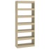 Estantería/divisor madera ingeniería roble Sonoma 80x30x198