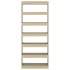 Estantería/divisor madera ingeniería roble Sonoma 80x30x198