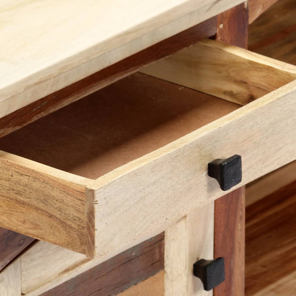 Mueble para TV de madera maciza reciclada 120x30x40