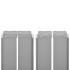 Toldo lateral retráctil para patio azul 140x1200