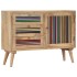Aparador de madera maciza de mango 100x30x75