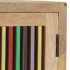 Aparador de madera maciza de mango 100x30x75
