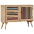 Aparador de madera maciza de mango 100x30x75