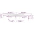 Estructura de cama de madera maciza de pino blanco 160x200