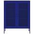 Armario de almacenamiento acero azul marino 80x35x101,5