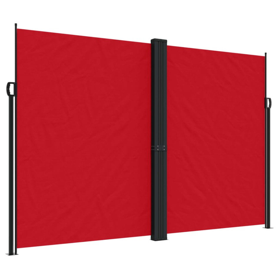 Toldo lateral retráctil rojo 220x1000