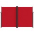 Toldo lateral retráctil rojo 220x1000