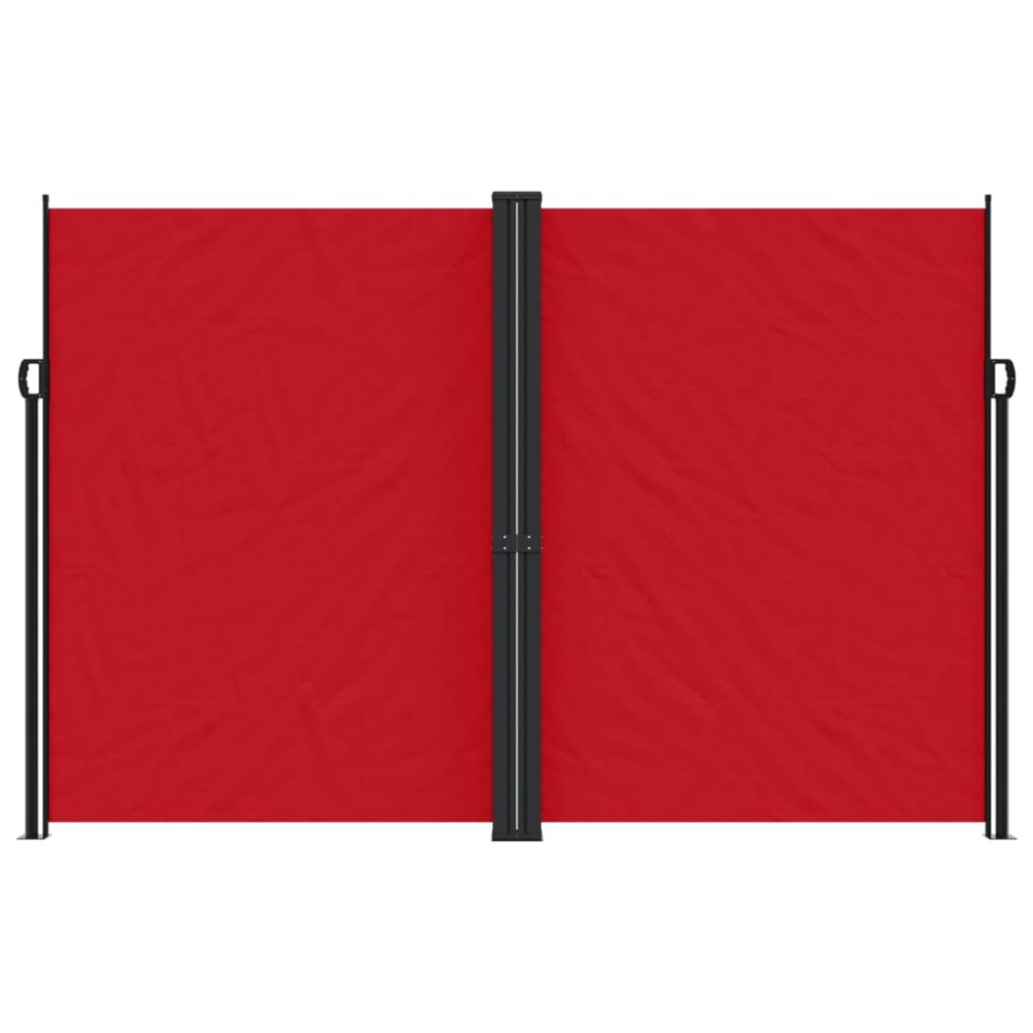 Toldo lateral retráctil rojo 220x1000