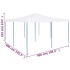 Cenador plegable blanco 5x5