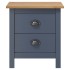 Mesitas de noche Hill 2 uds madera de pino gris 46x35x49,5