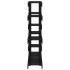Soporte para plantas madera maciza pino negro 104,5x25x109,5