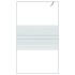 Mampara de ducha vidrio ESG transparente blanco 115x195