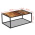Mesa de centro madera maciza reciclada 100x60x40
