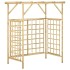 Pérgola de jardín para 2 cubos de basura madera pino