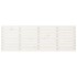 Cabecero de cama de pared madera maciza pino blanco 206x3x63