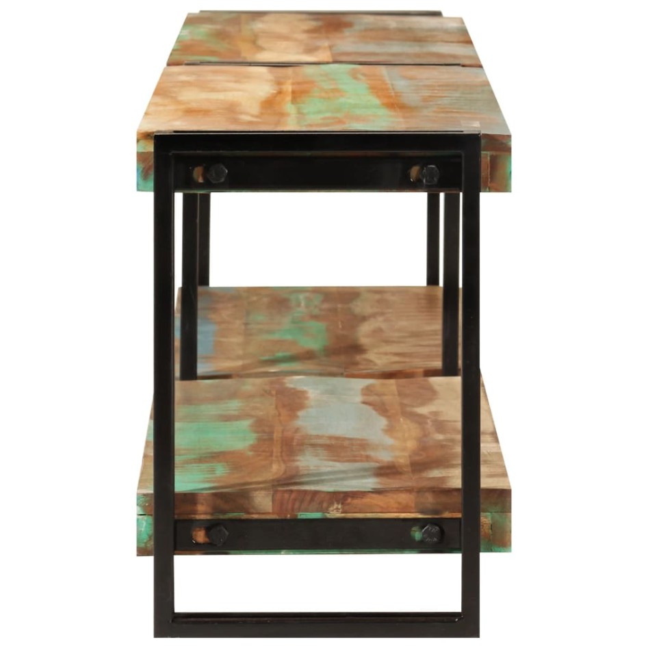 Mueble de TV madera maciza reciclada 180x30x40